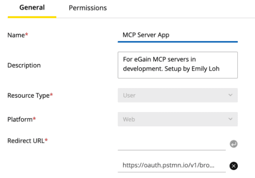 Client App Details Form